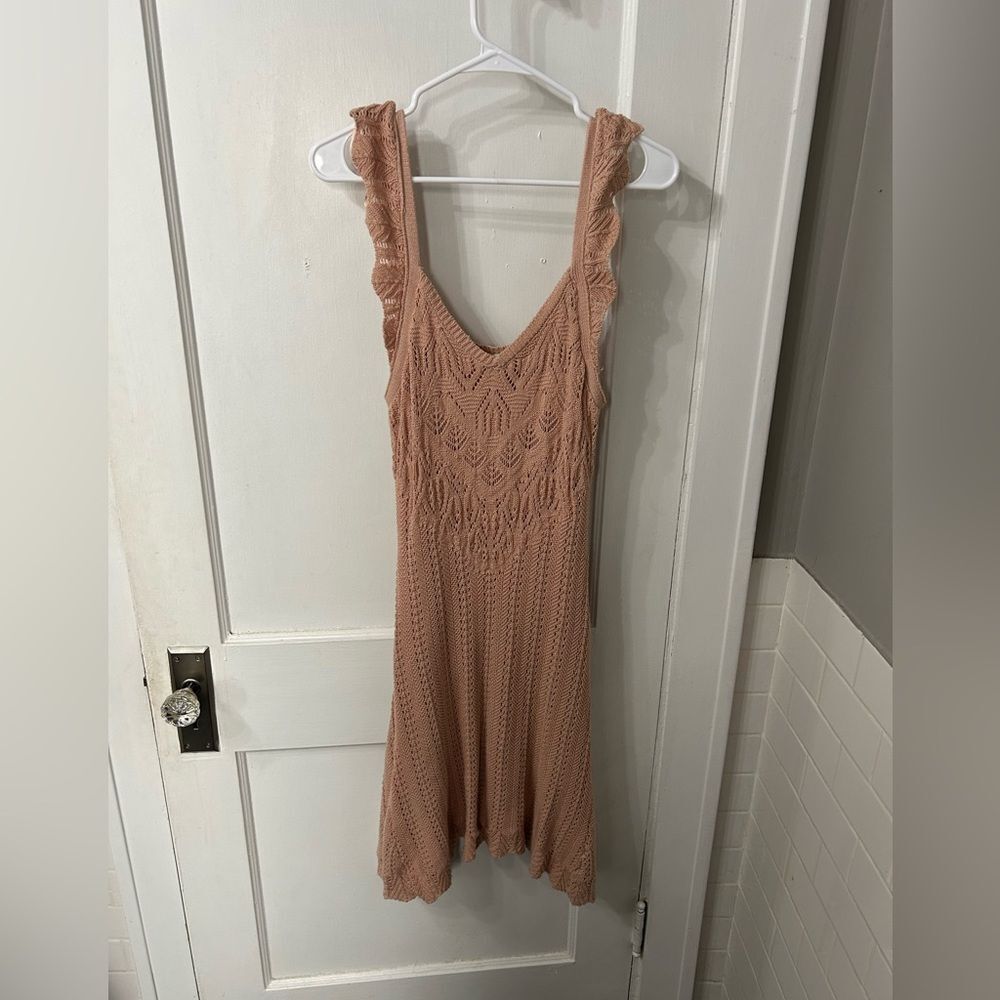 Freshman 1996 Peach Knit Dress